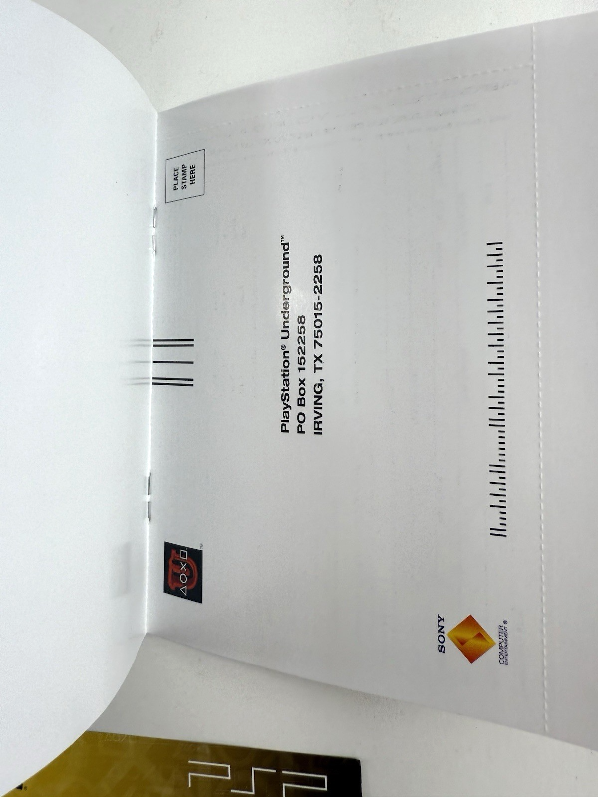 LittleBigPlanet (Sony PlayStation 3, 2008) Game Case Manual Registration Insert