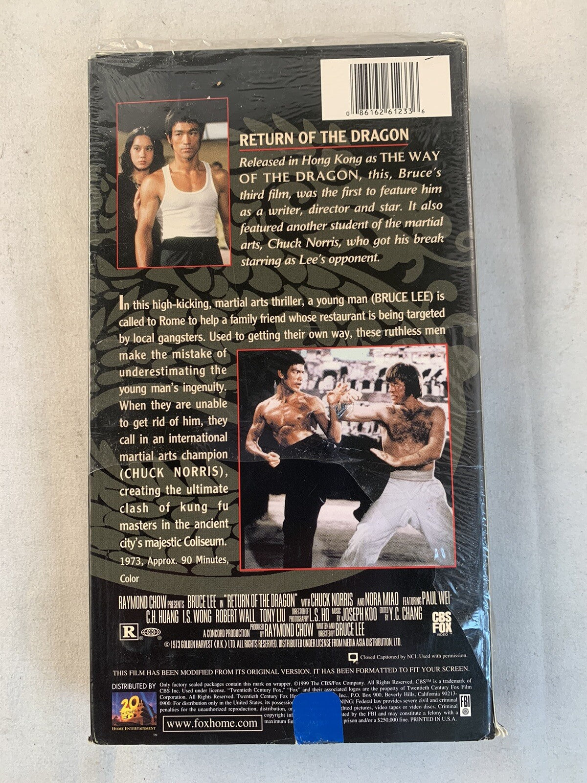 Return of the Dragon (VHS, 1997)