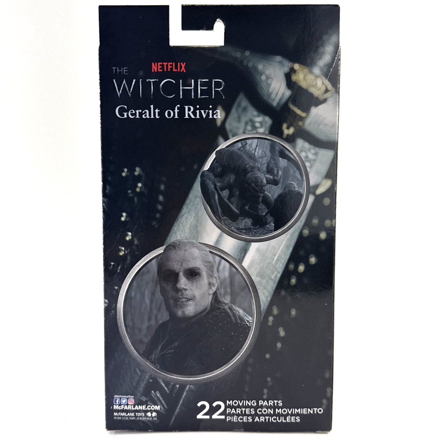 McFarlane Toys 2021 The Witcher 7" Geralt Kikimora Battle (Season 1) Figure -New