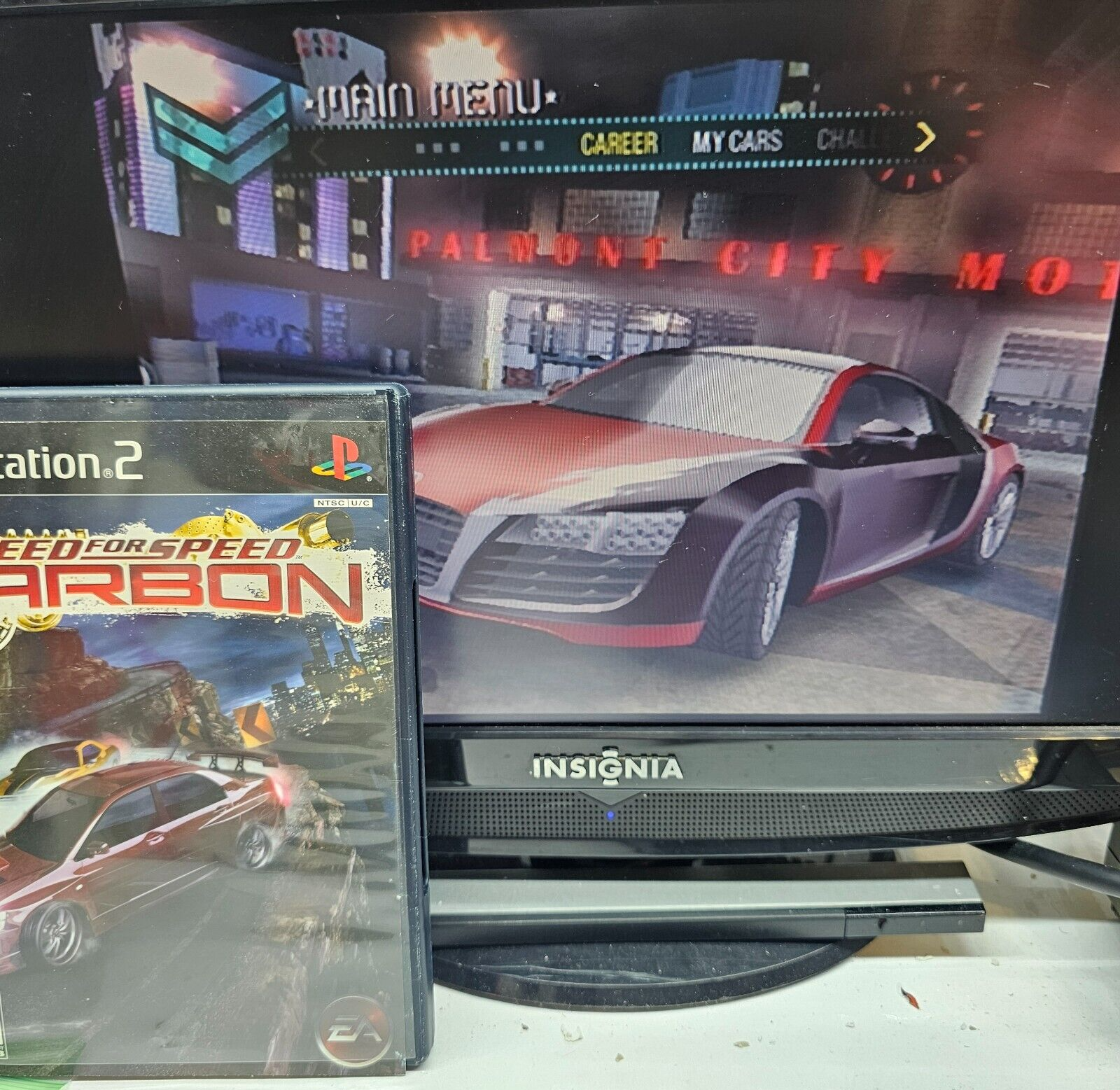 Need for Speed: Carbon (Sony PlayStation 2, 2006) Game Case Manual - Tested
