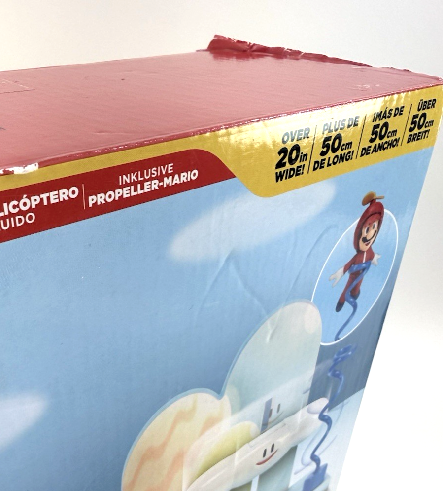 Jakks Pacific 2021 Super Mario Deluxe Cloud Playset - New, Factory Sealed