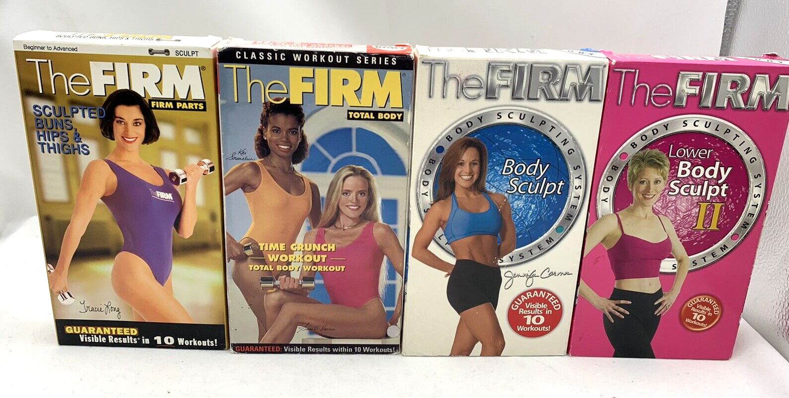 The Firm - Body Sculpt (VHS Bundle) Ab Crunch Workout/ Body Sculpt II/Buns, Hips