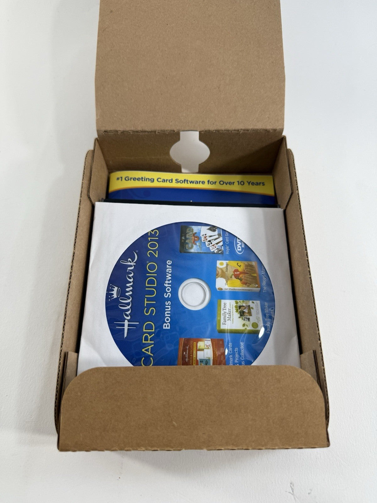 Hallmark Card Studio 2013 Deluxe (Windows, DVD-ROM) Discs, Box, Manual, Inserts