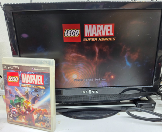 LEGO Marvel Super Heroes (Sony PlayStation 3, 2013) Game, Case, Manual - Tested