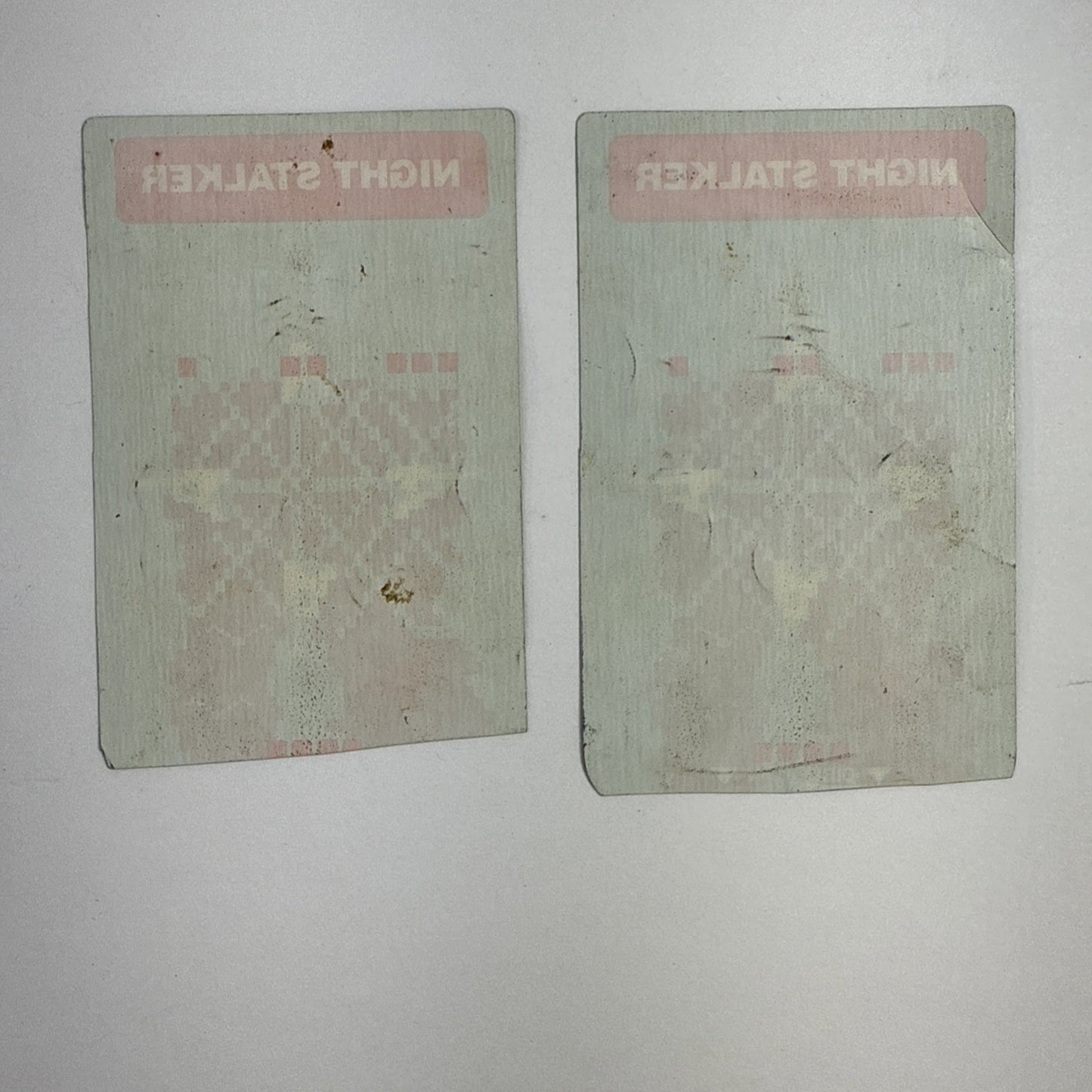 Night Stalker (Intellivision, 1982) Game Case Manual Overlays - Tested