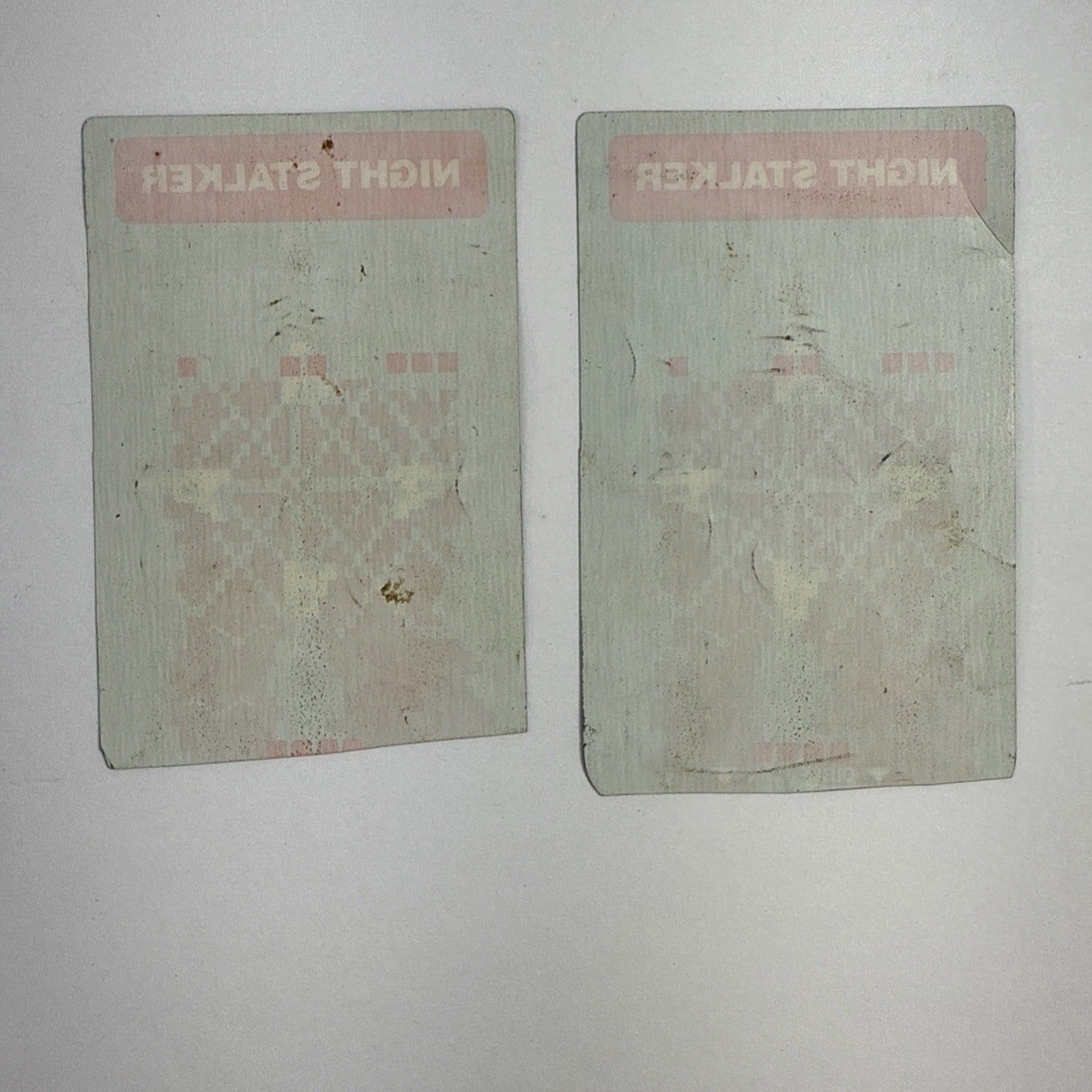 Night Stalker (Intellivision, 1982) Game Case Manual Overlays - Tested