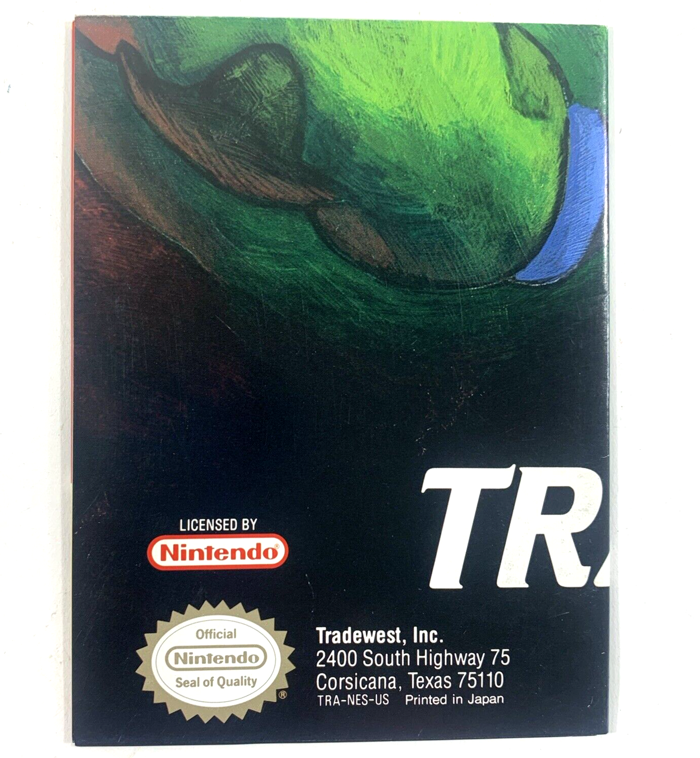 Battletoads (Nintendo Entertainment System, 1991) Game Box Manual Poster Foam