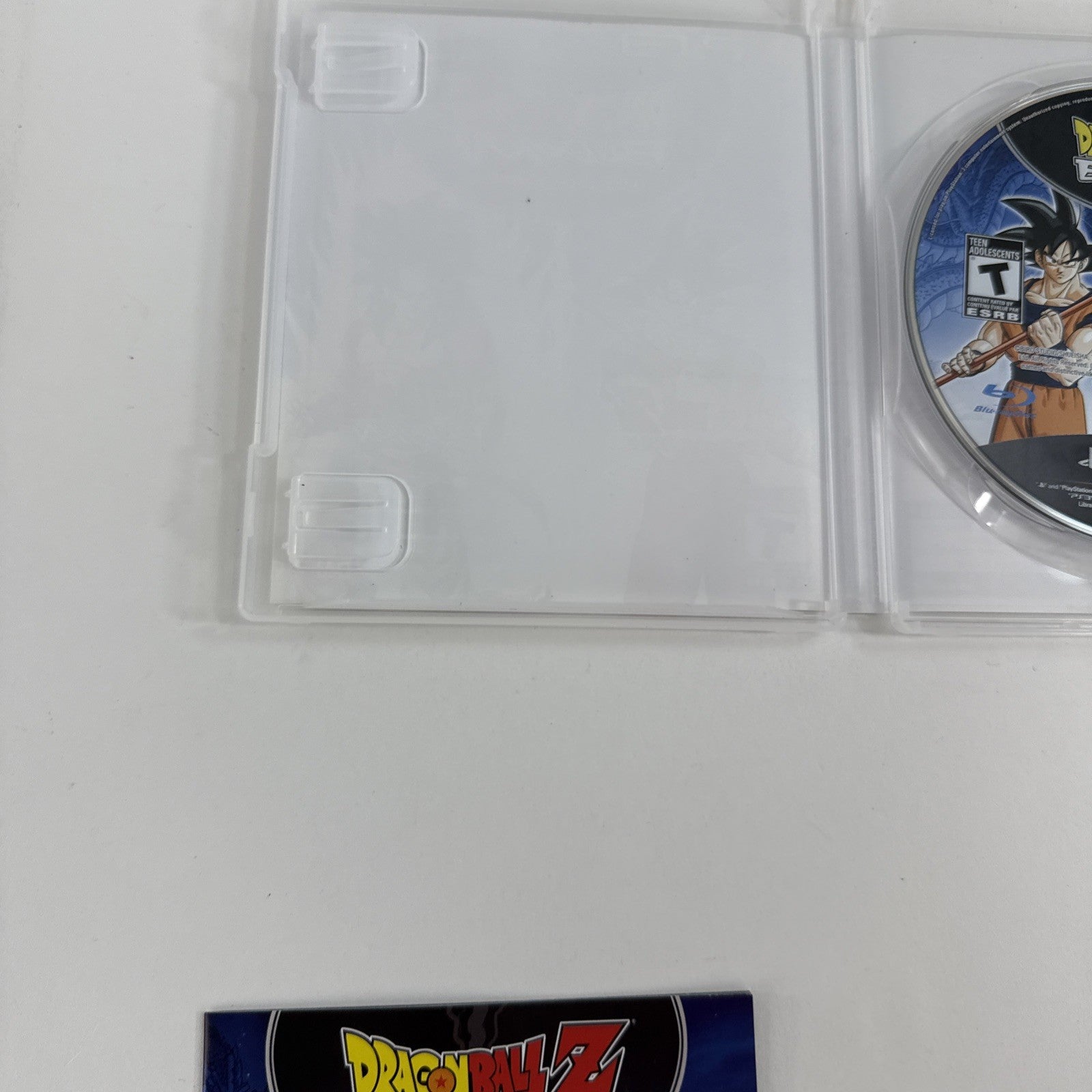Dragon Ball Z: Budokai HD Collection (Sony PlayStation 3, 2012) Game Case Manual