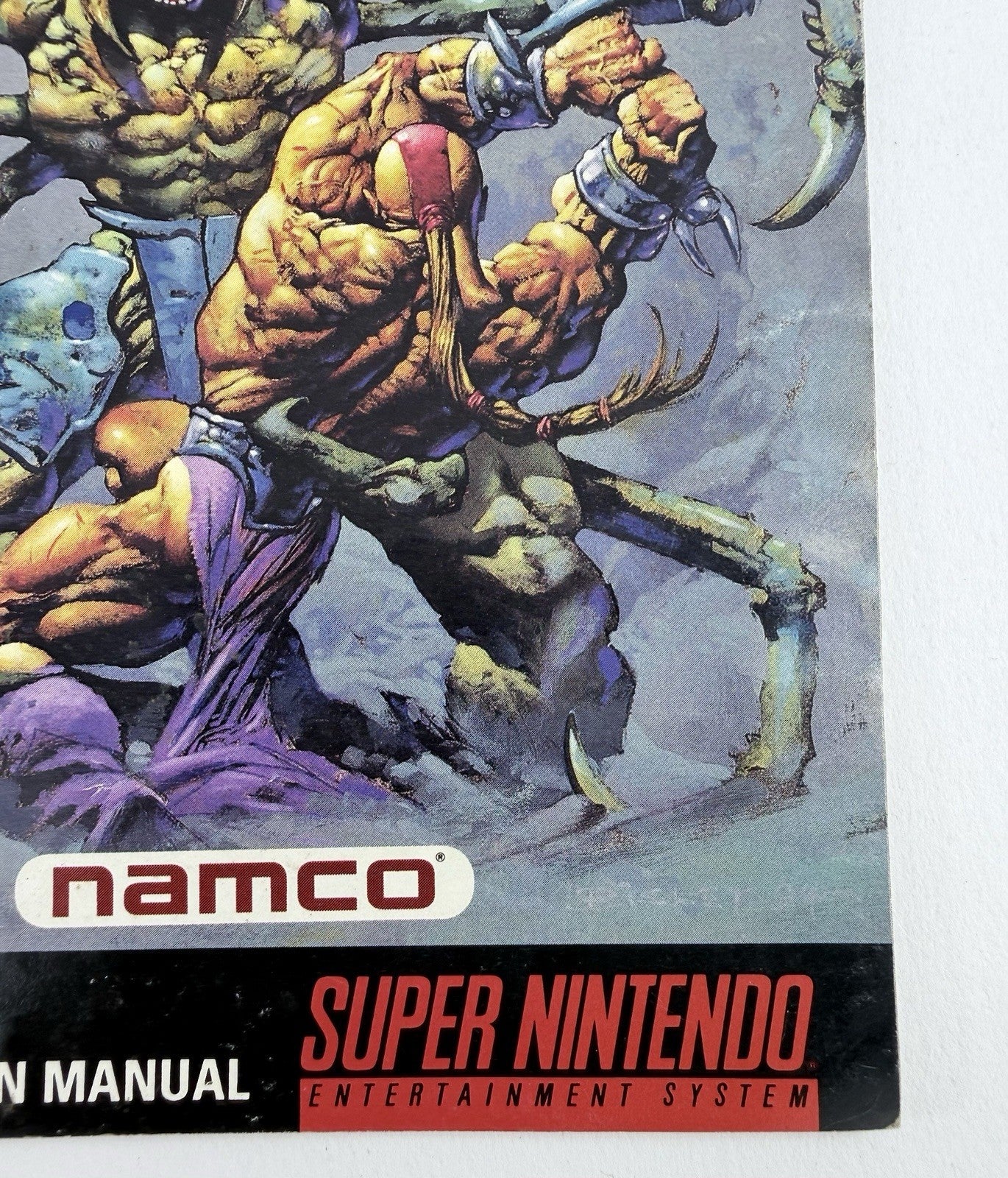 Namco 1995 Weaponlord Instruction Manual for Super Nintendo U/SNS-AWDE-USA