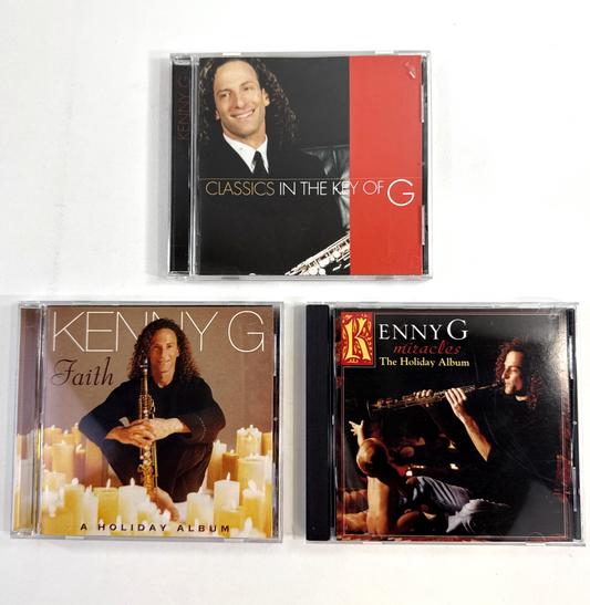 Miracles: the Holiday Album by Kenny G (CD bundle) Faith, Classics in the Key of