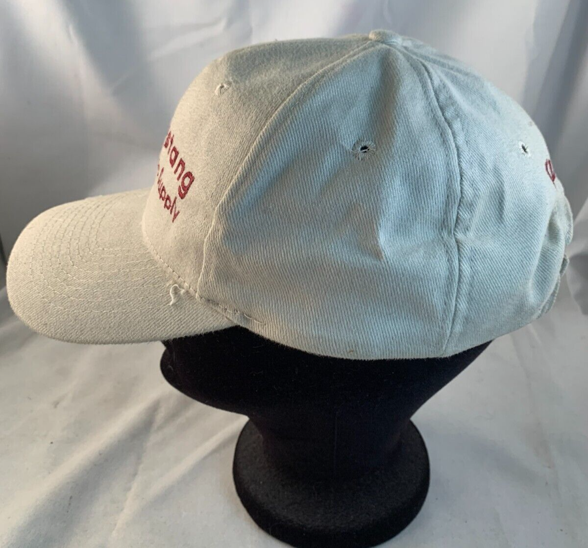 Cobra Caps Custom Embroidered Mustang Electric Supply Hat Cap - Adjustable