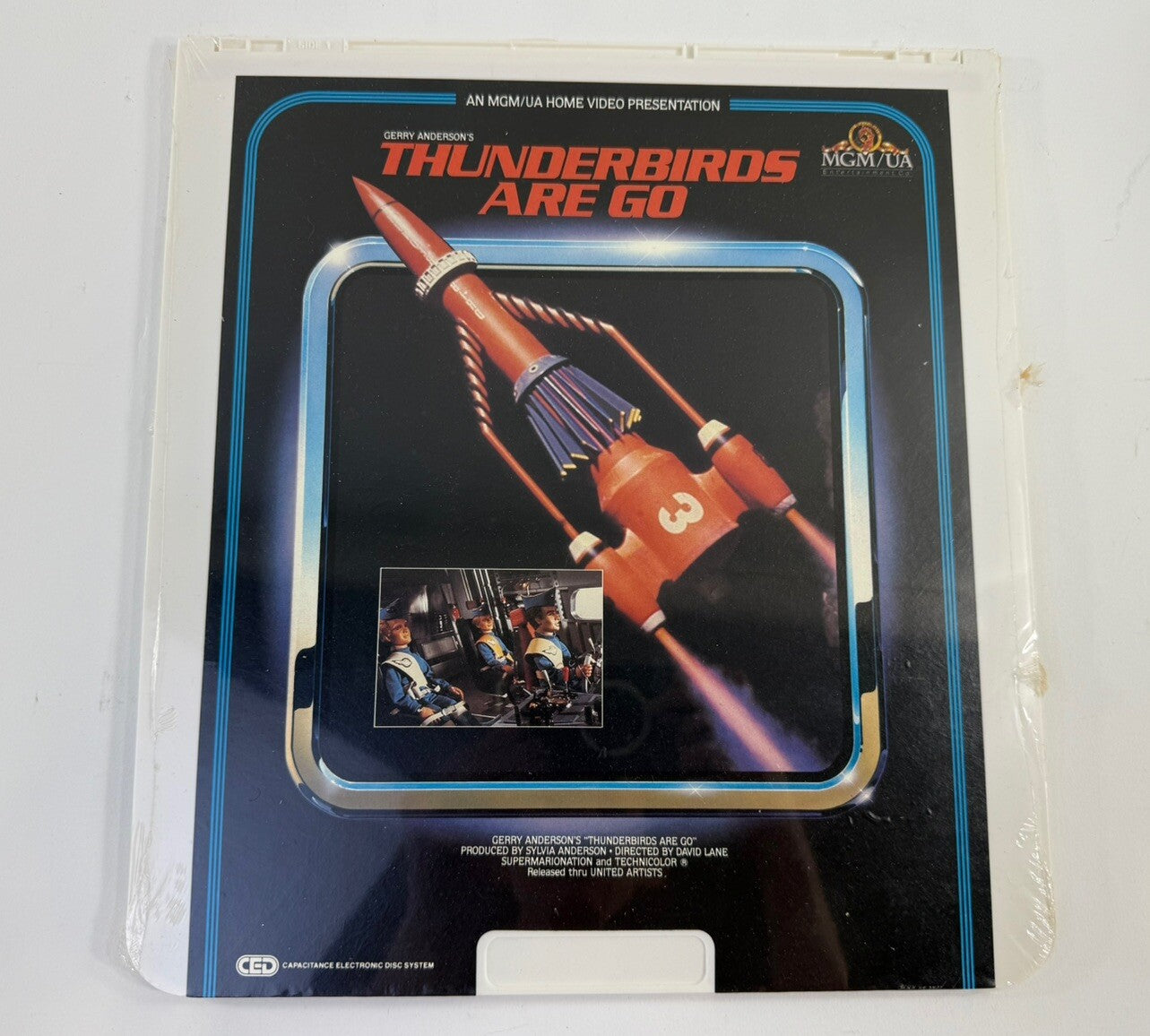 Thunderbirds Are Go (CED Videodisc, 1983) RCA SelectaVision - Factory Sealed
