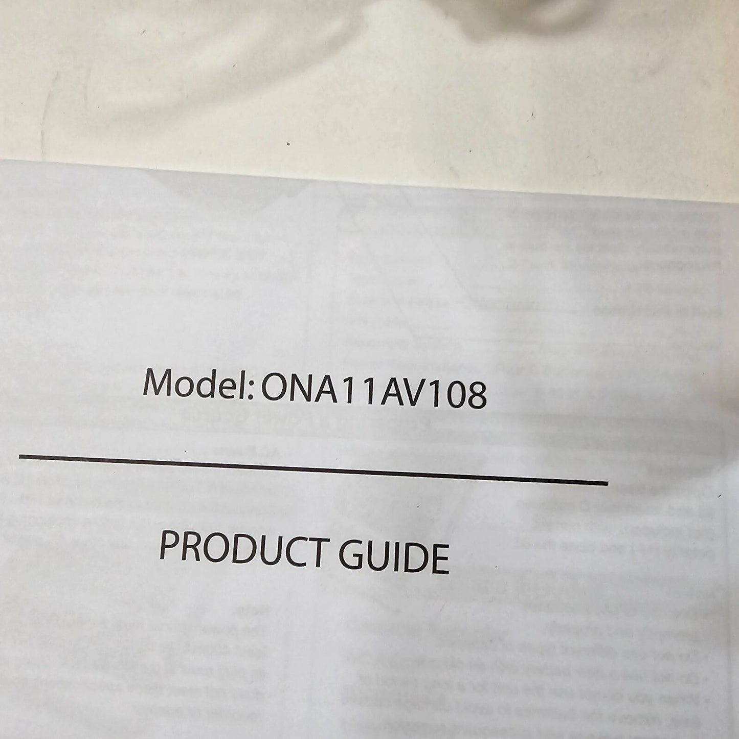 Onn ONA11AV108 Cassette Recorder with Microphone - New, Open Box