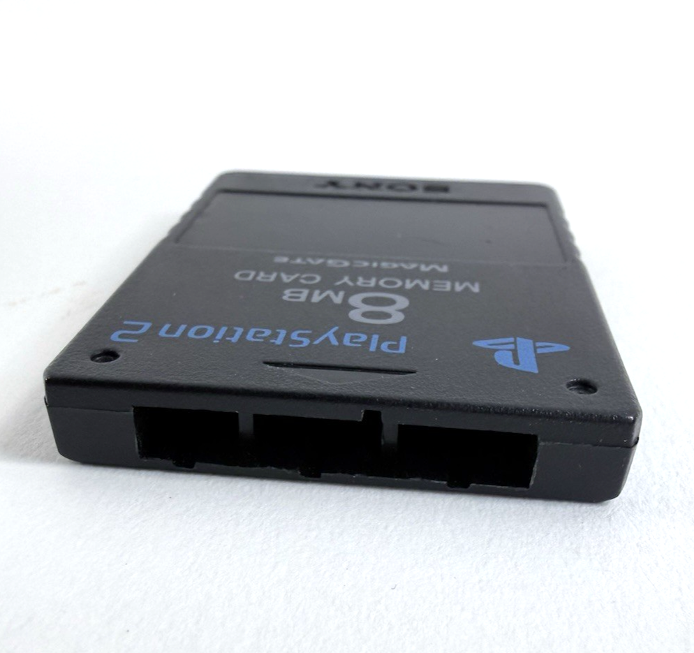 PlayStation 2 SCPH-10020 Original Black Memory Card - Tested and Working