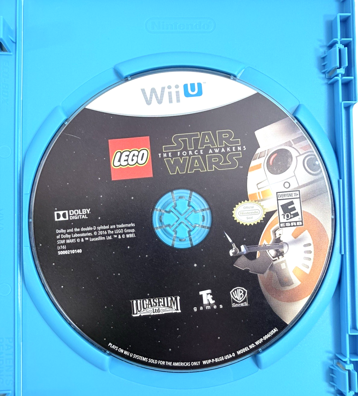 LEGO Star Wars: The Force Awakens ( Wii U, 2016) Game Case Manual - Tested