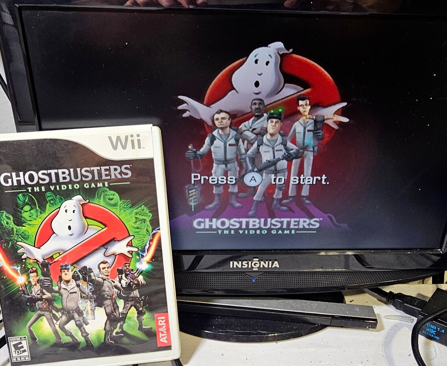 Ghostbusters: The Video Game (Nintendo Wii, 2009) Game Case Manual - Tested