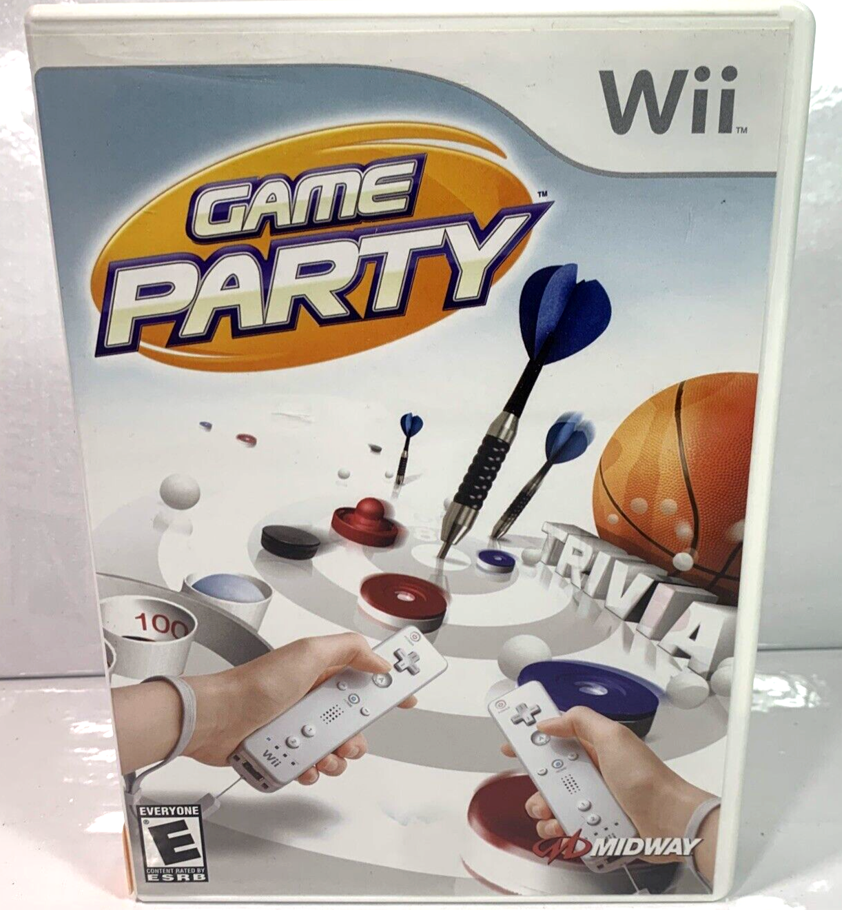Game Party (Wii, 2007) Game Case Manual- Tested and Working