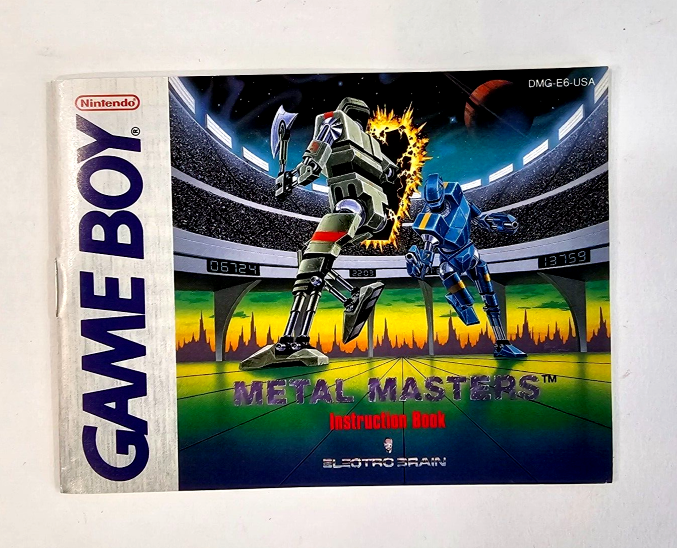 Metal Masters (Nintendo Game Boy, 1991) Game Box Manual Inserts Posters - Tested