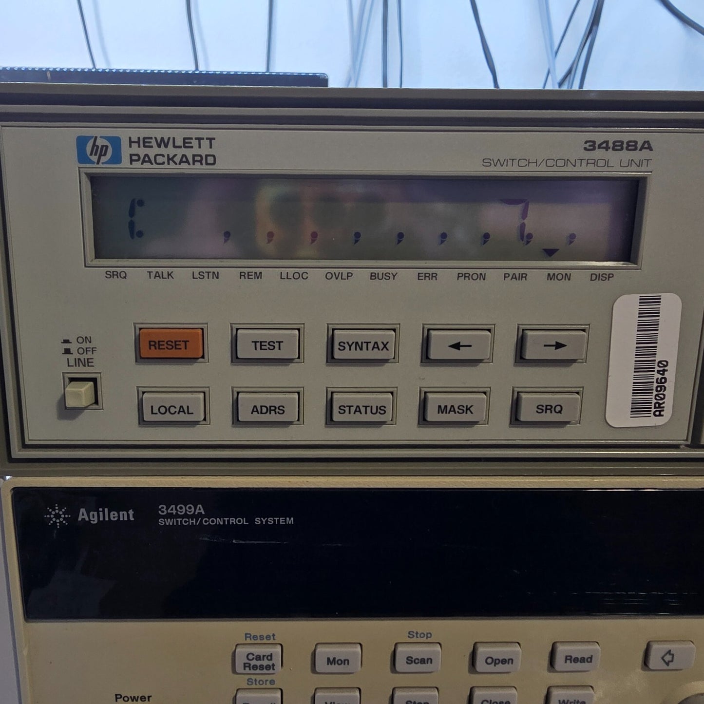 HP Agilent 44471A Digital Input/Output Switch Module - Tested and Working (1348)