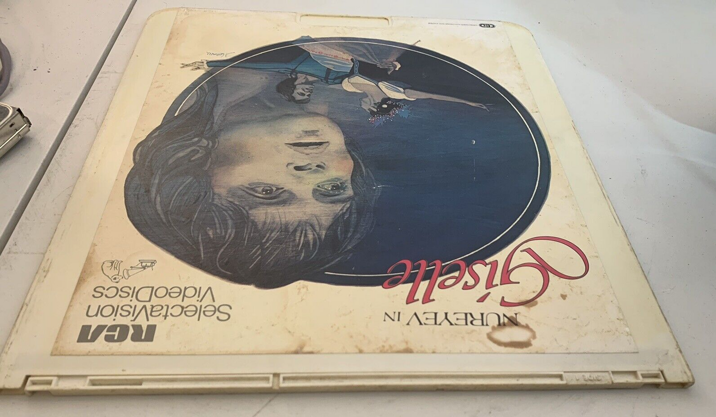 CED VideoDisc Nureyev in Giselle (1979) RCA SelectaVision Tested Working