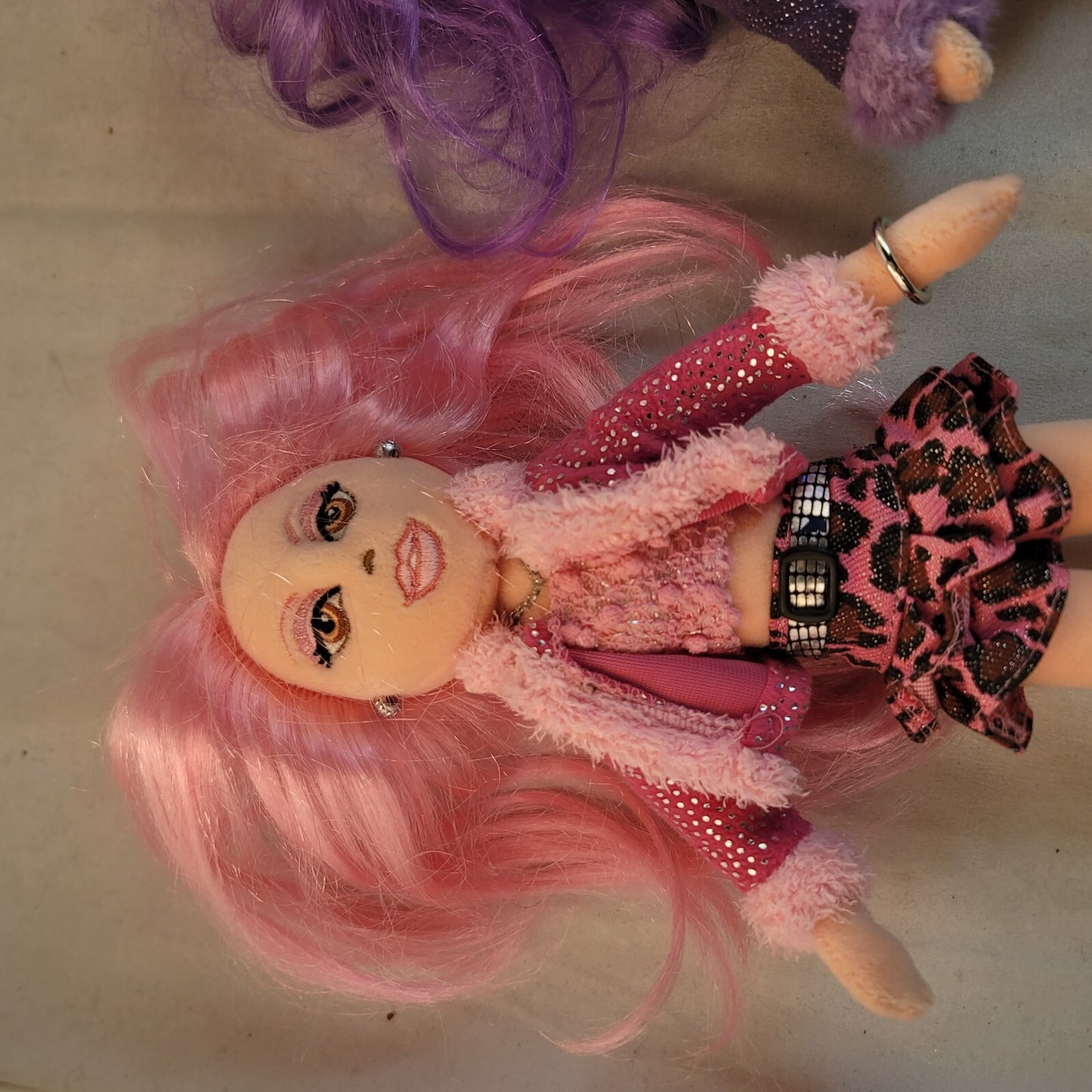 Ty Girlz 13" Plush Dolls Lot of 2 Toys Sizzlin' Sue and Punky Penny