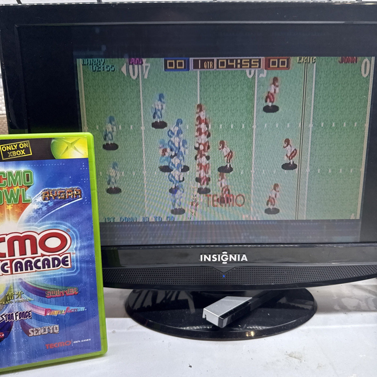 Tecmo Classic Arcade (Xbox, 2005) Game Case Manual Registration - Tested