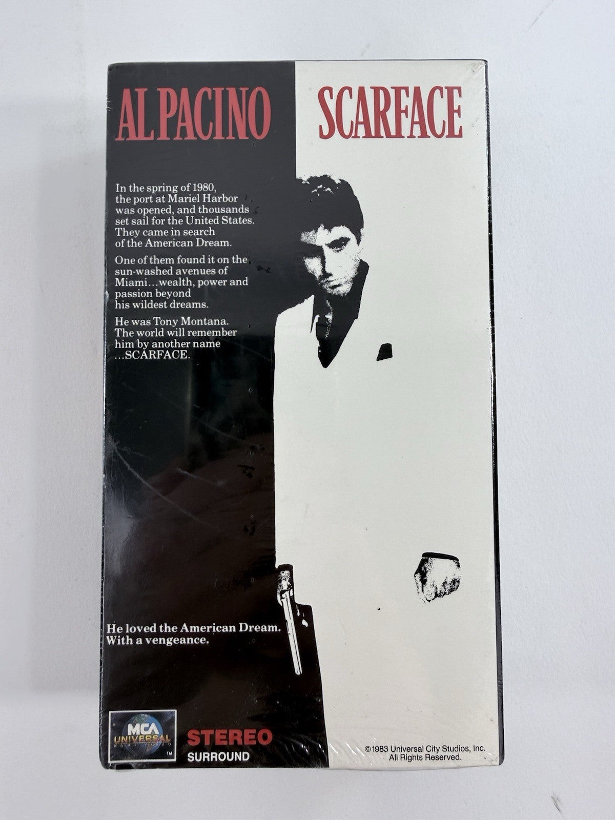 Scarface (VHS, 1990) New, Factory Sealed Two-Tape Set