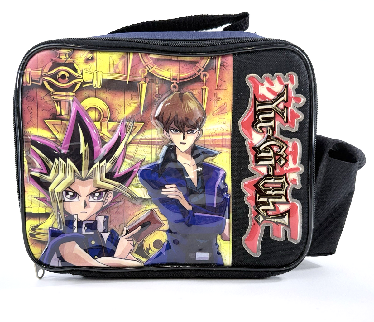 4Kids Entertainment Y2K Yu-Gi-Oh! Yugi Kaiba Insulated Lunch Bag with Side Pouch