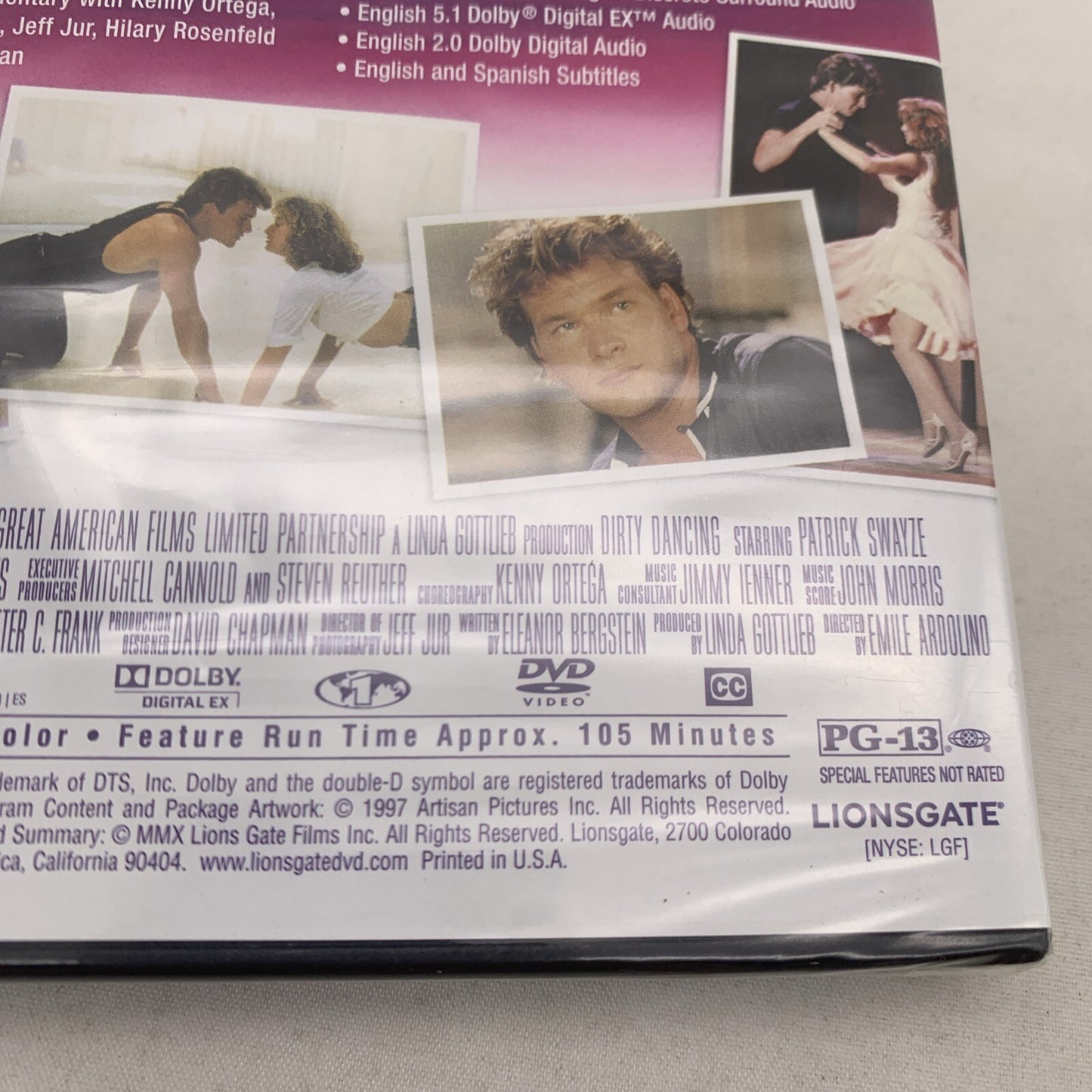 Dirty Dancing (DVD, 1997) New, Factory Sealed