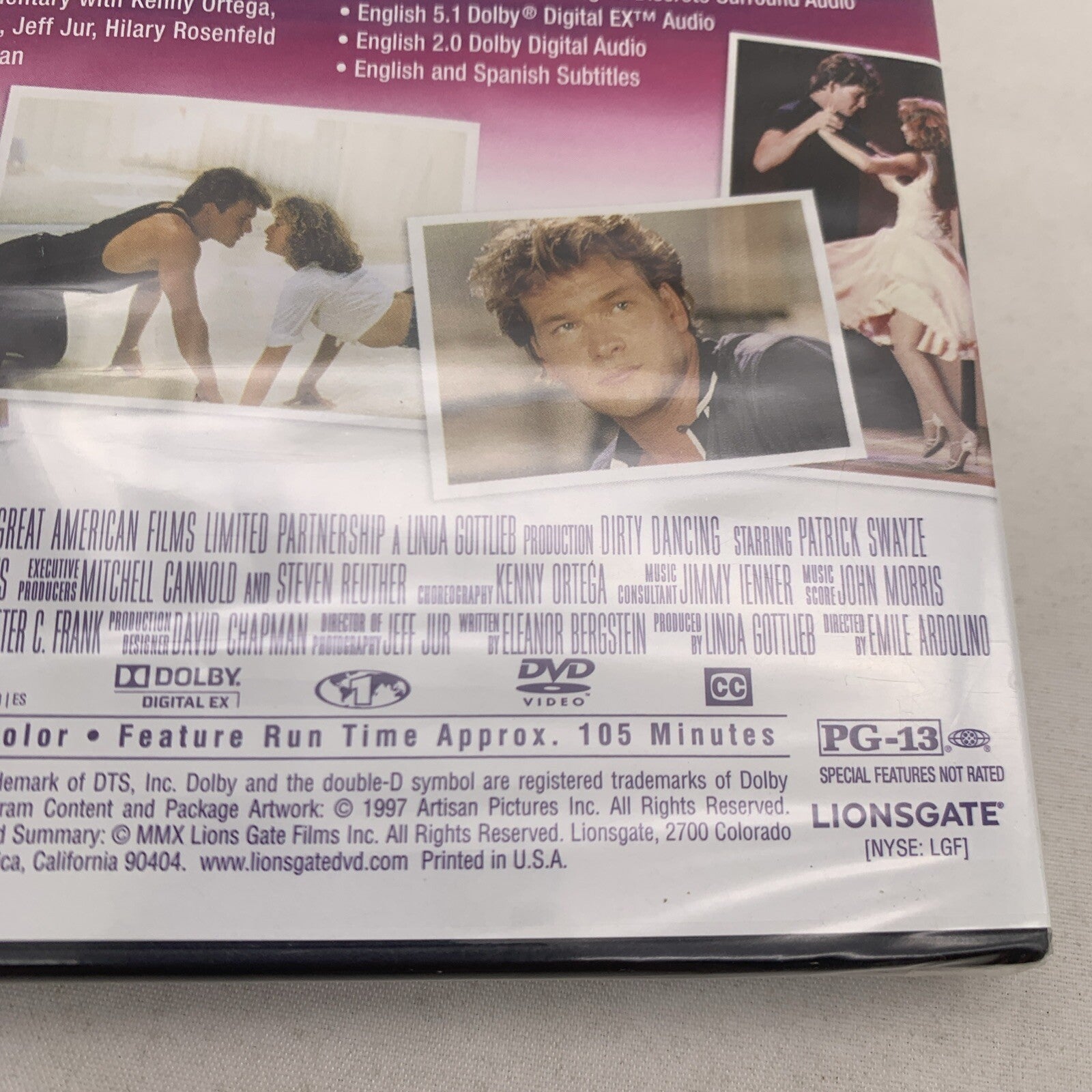 Dirty Dancing (DVD, 1997) New, Factory Sealed