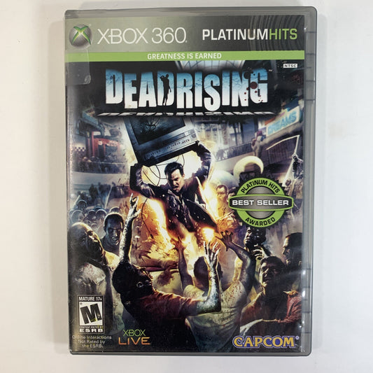 Dead Rising - Platinum Hits (Microsoft Xbox 360, 2006) Game Case Manual Complete