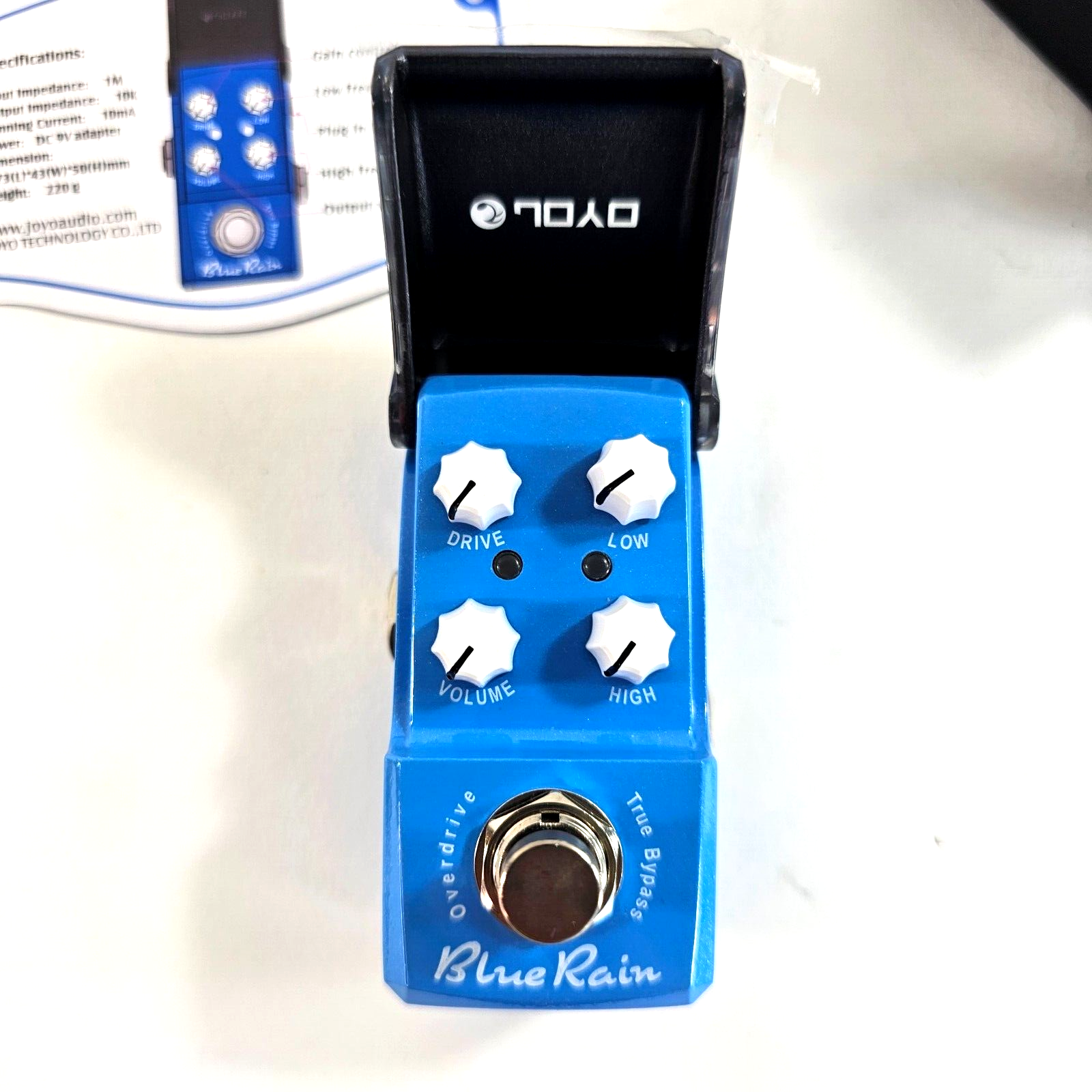 JOYO Ironman Series JF-311 Blue Rain Overdrive Effects Pedal - Open Box