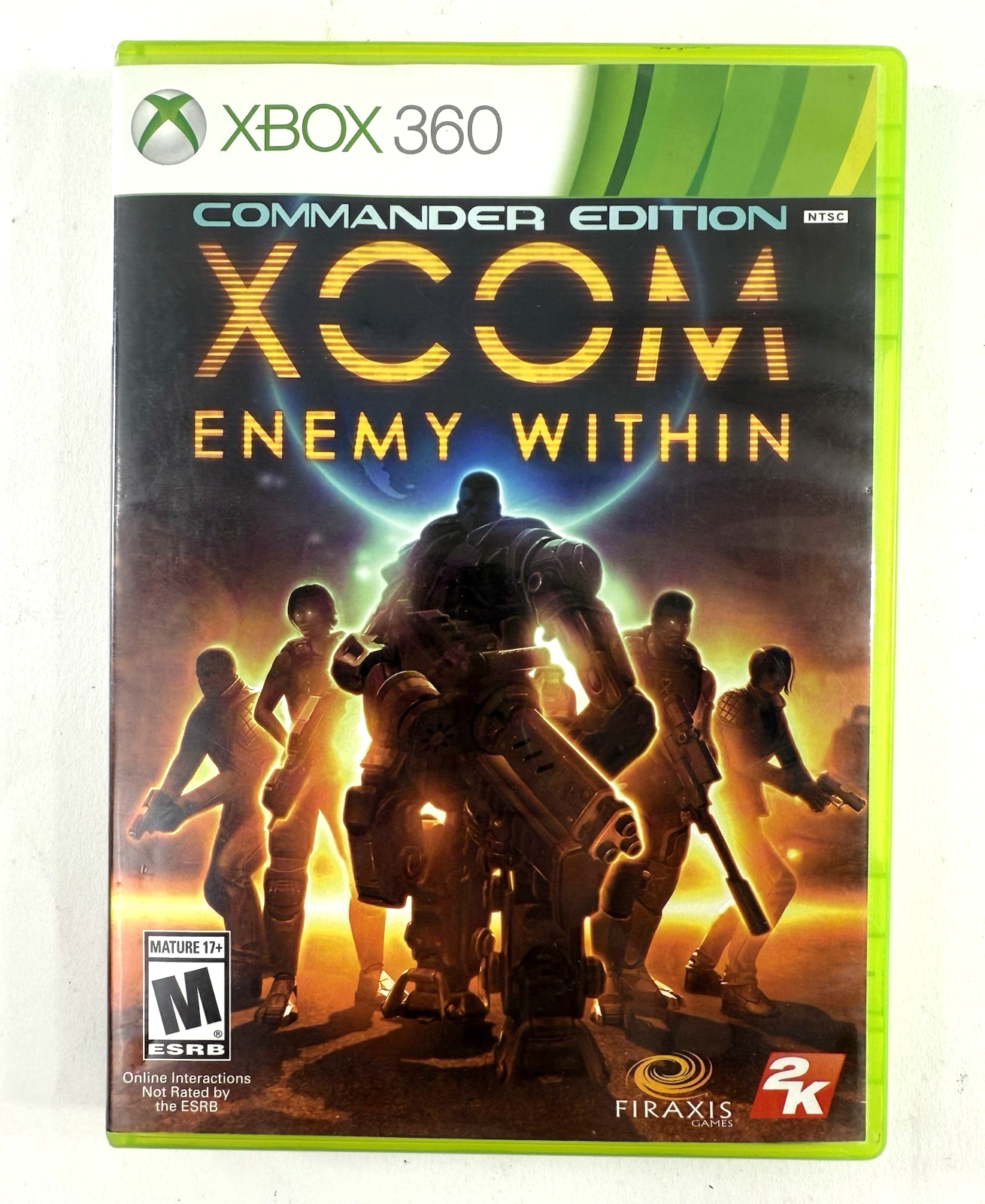 XCOM: Enemy Within Commander Edition (Microsoft Xbox 360, 2013) Game Case Manual