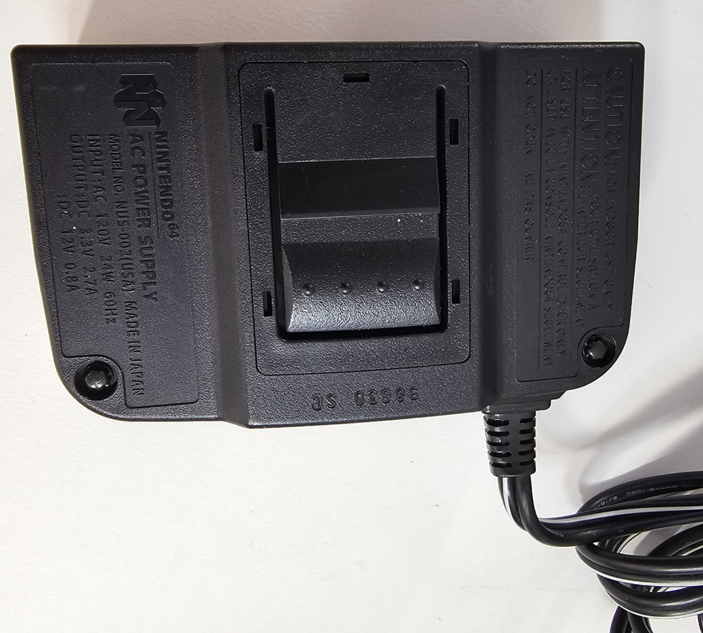 Nintendo 64 Black Home Console with Controller + Cables - Tested and Working