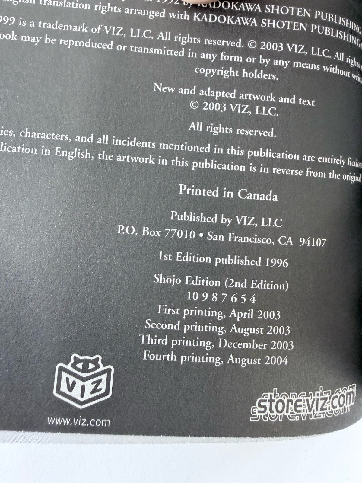 X/1999 Prelude (Manga,Viz Media, 2004) Tokyopop 4th Printing