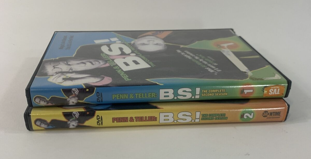Penn  Teller: B.S. - The Complete Second Season, Vol. 1 And 2 (DVD bundle)