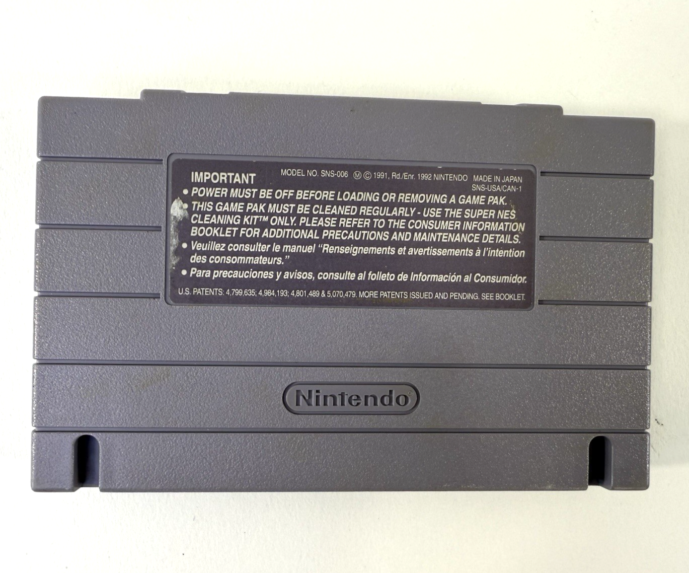 NFL Football (Super Nintendo Entertainment System, 1993) Game Cartridge - Tested