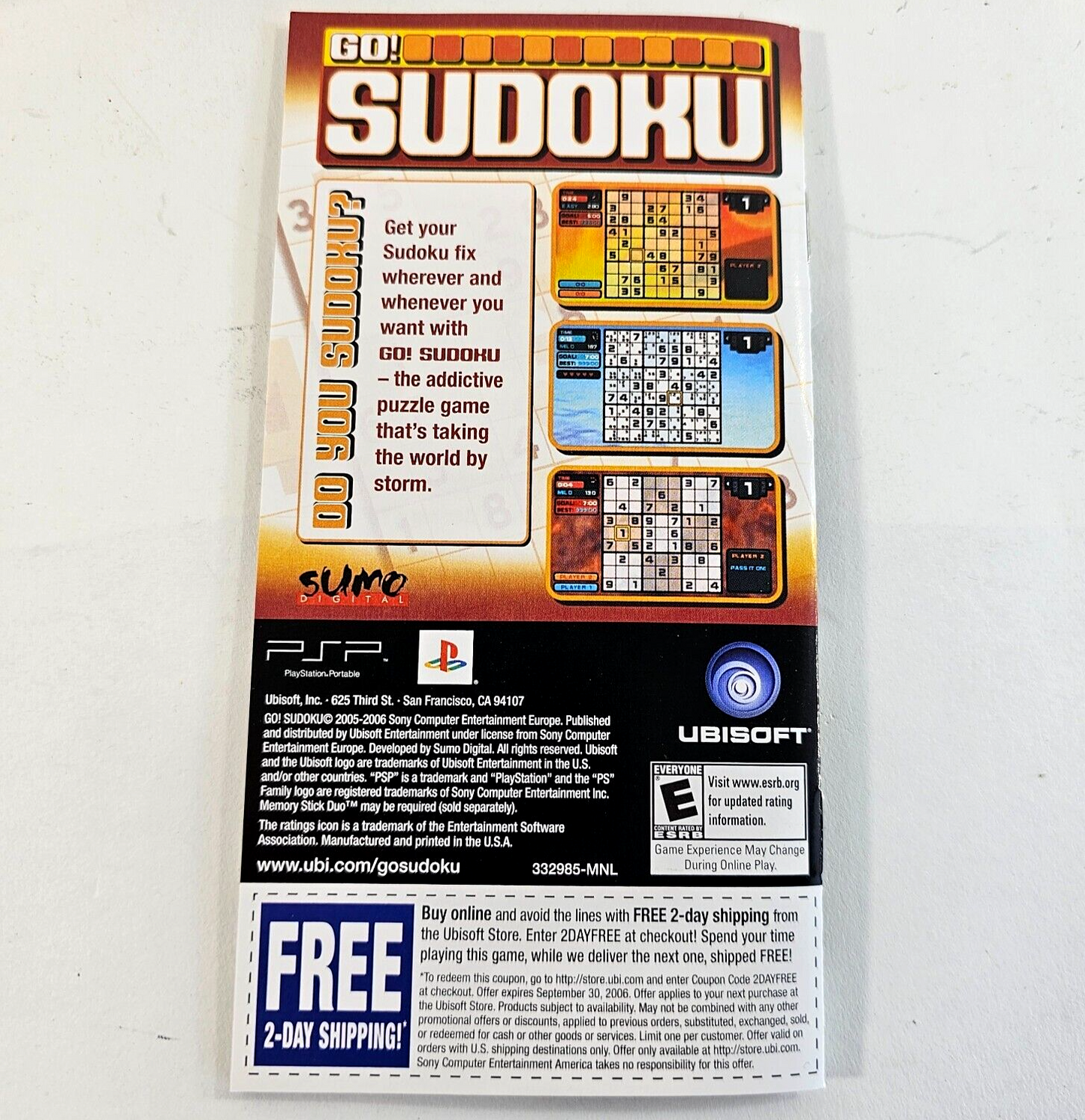 Astonishia Story (Sony PSP, 2006) Game Case Manual - Tested and Working