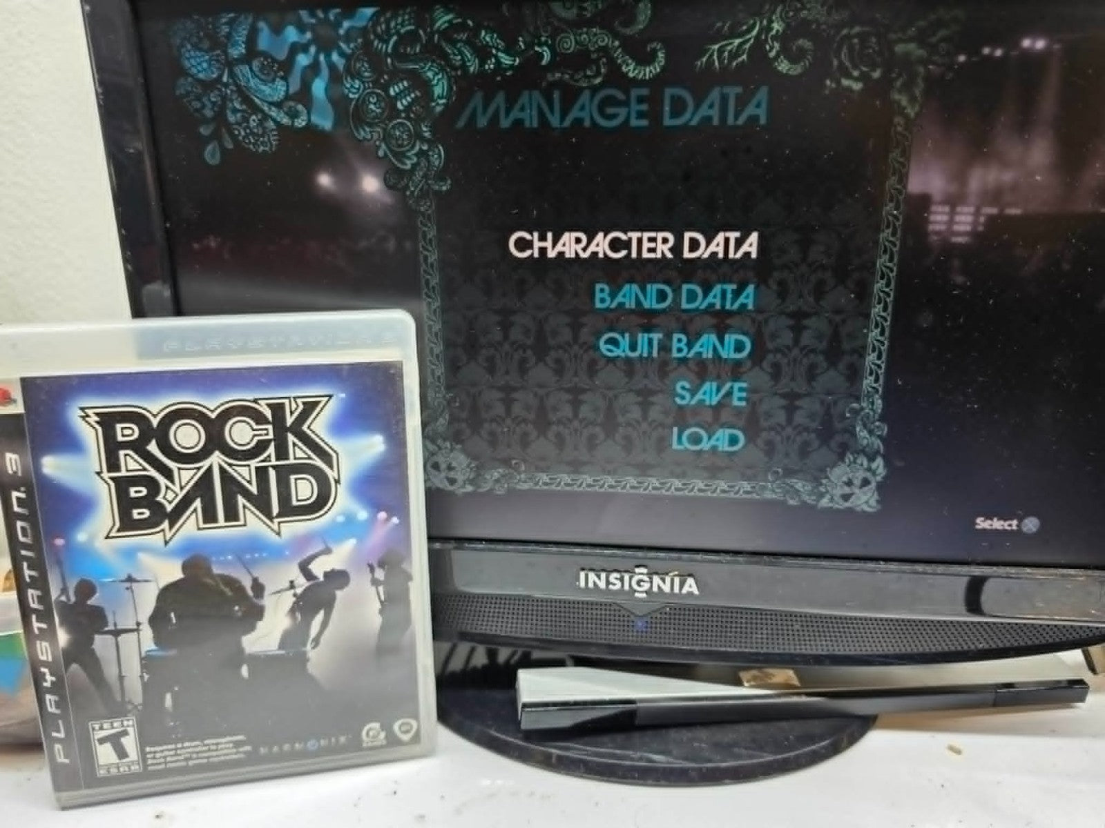 Rock Band (Sony PlayStation 3, 2007) Game, Case, and Manual - Tested and Working