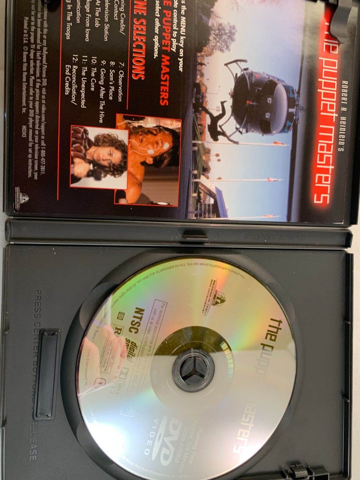 The Puppet Masters (DVD, 2002) Tested and Working