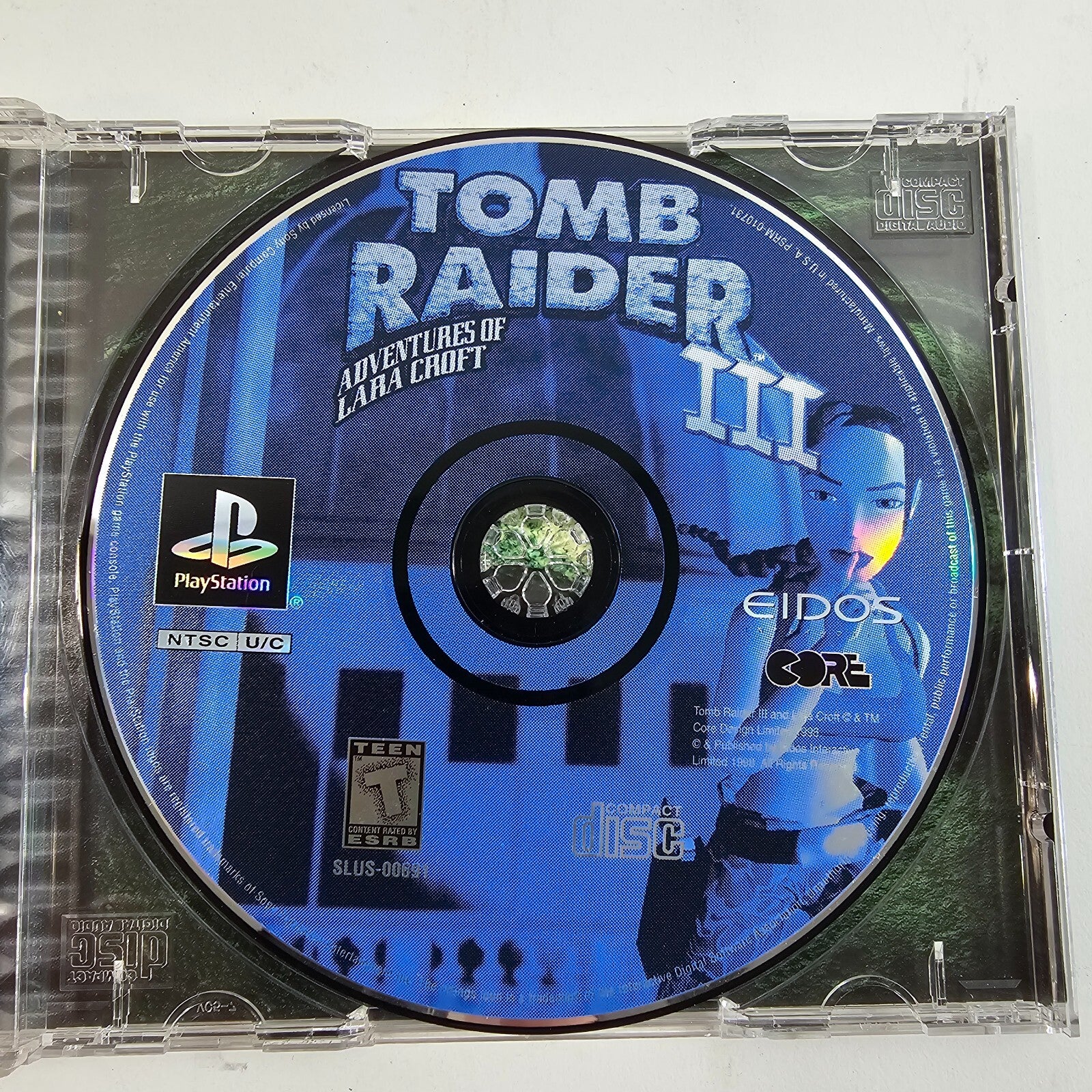 Tomb Raider III: Adventures of Lara Croft (Sony PlayStation 1, 1998) Complete