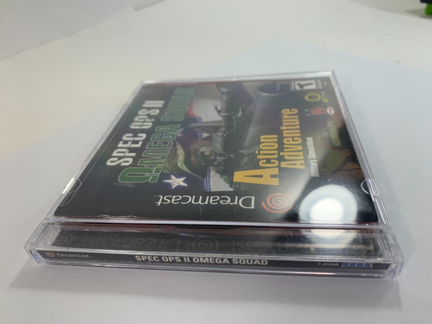 Spec Ops II: Omega Squad (Sega Dreamcast, 2000) Game Case Manual - Tested