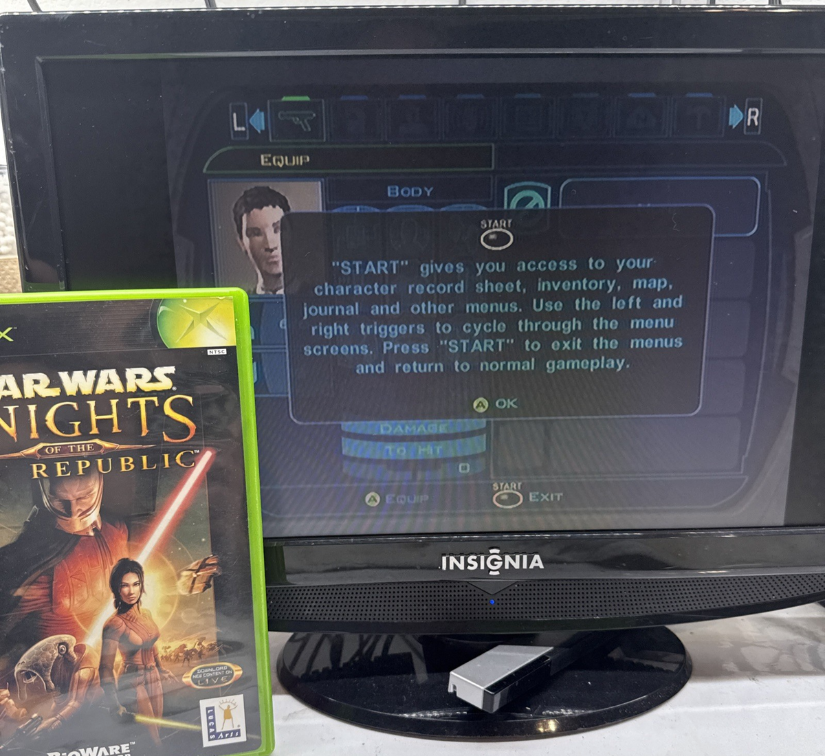 Star Wars Knights of the Old Republic (Xbox, 2003) Game Case Manual Registration