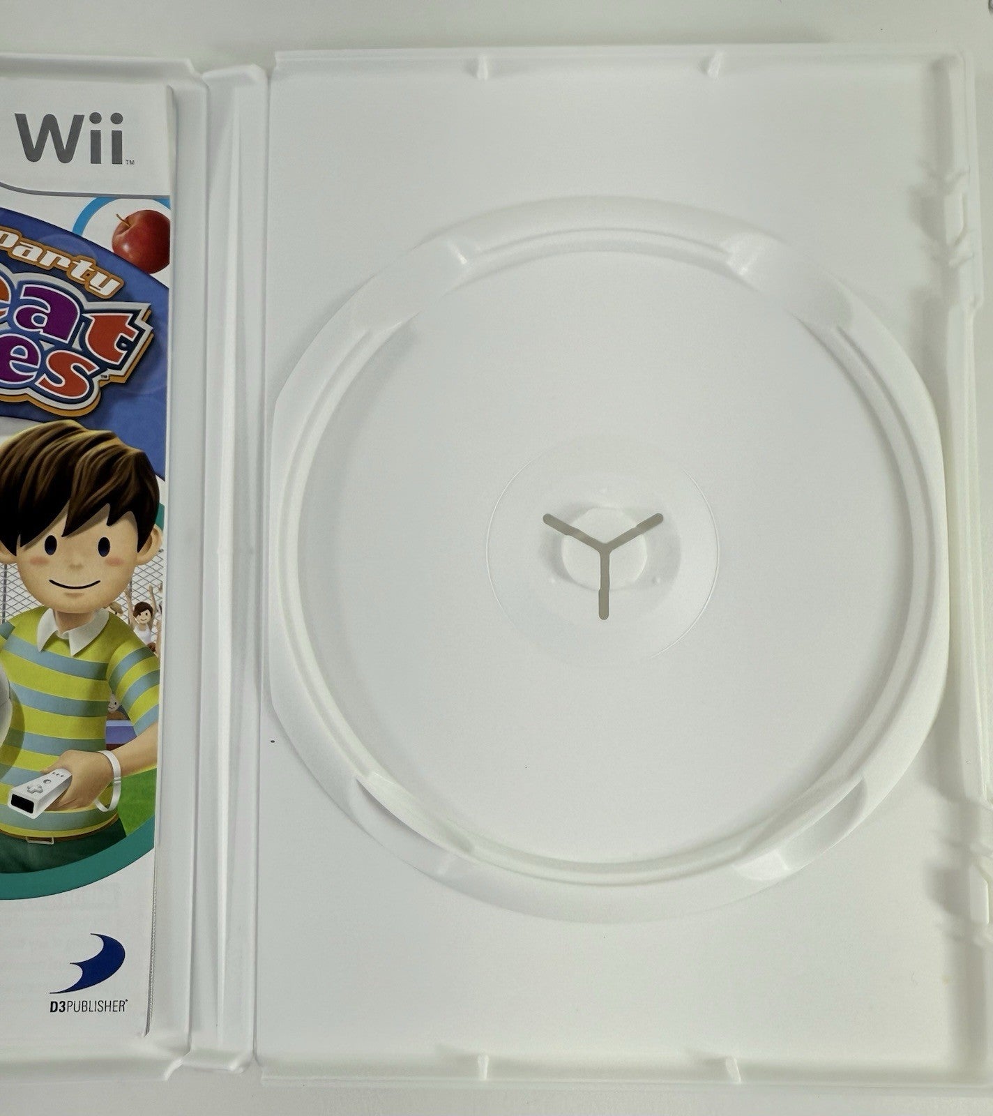 Family Party: 30 Great Games Outdoor Fun (Nintendo Wii, 2009) Game Case Manual