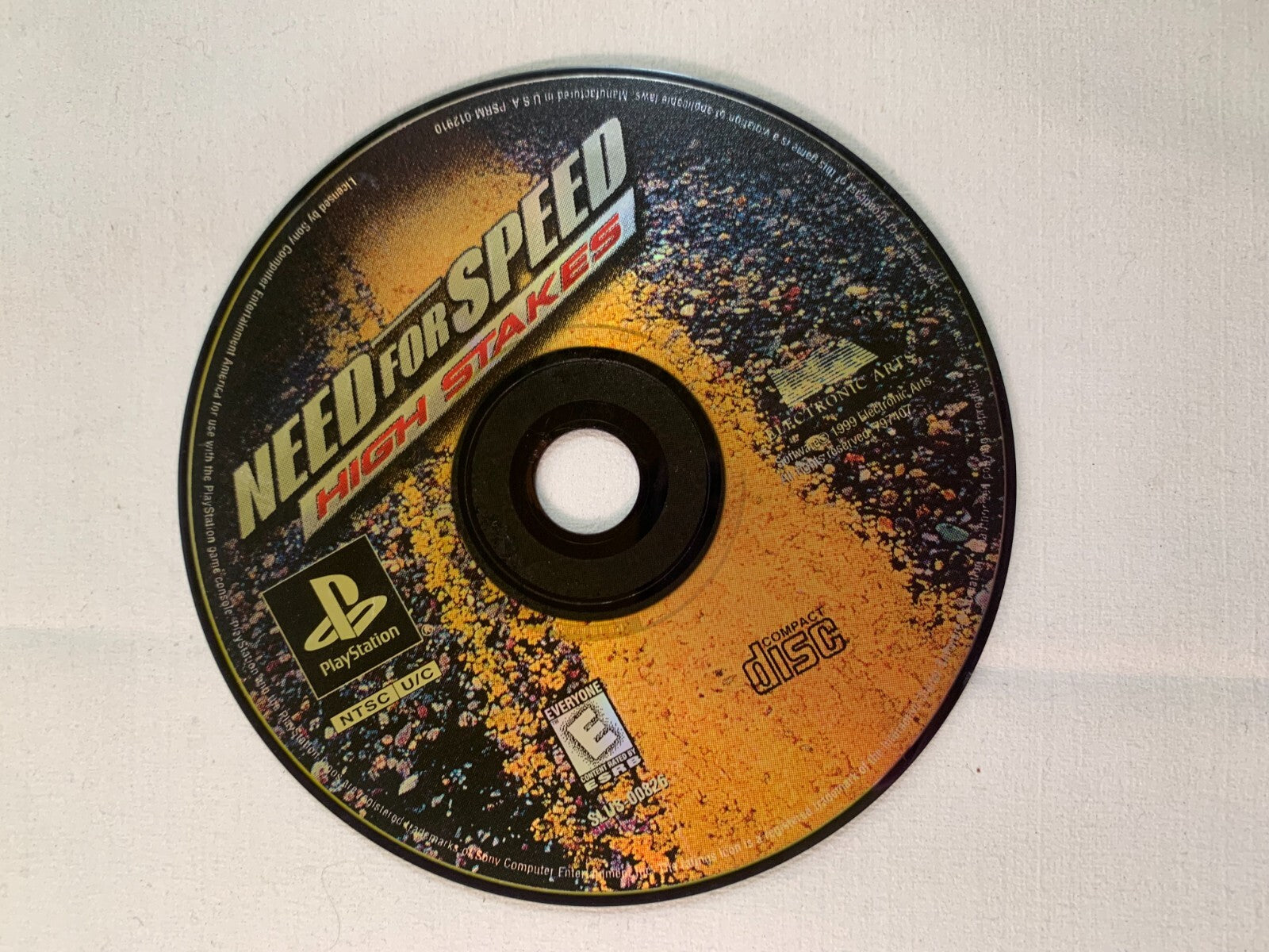 Need for Speed High Stakes (Playstation, 1999) Game Disc