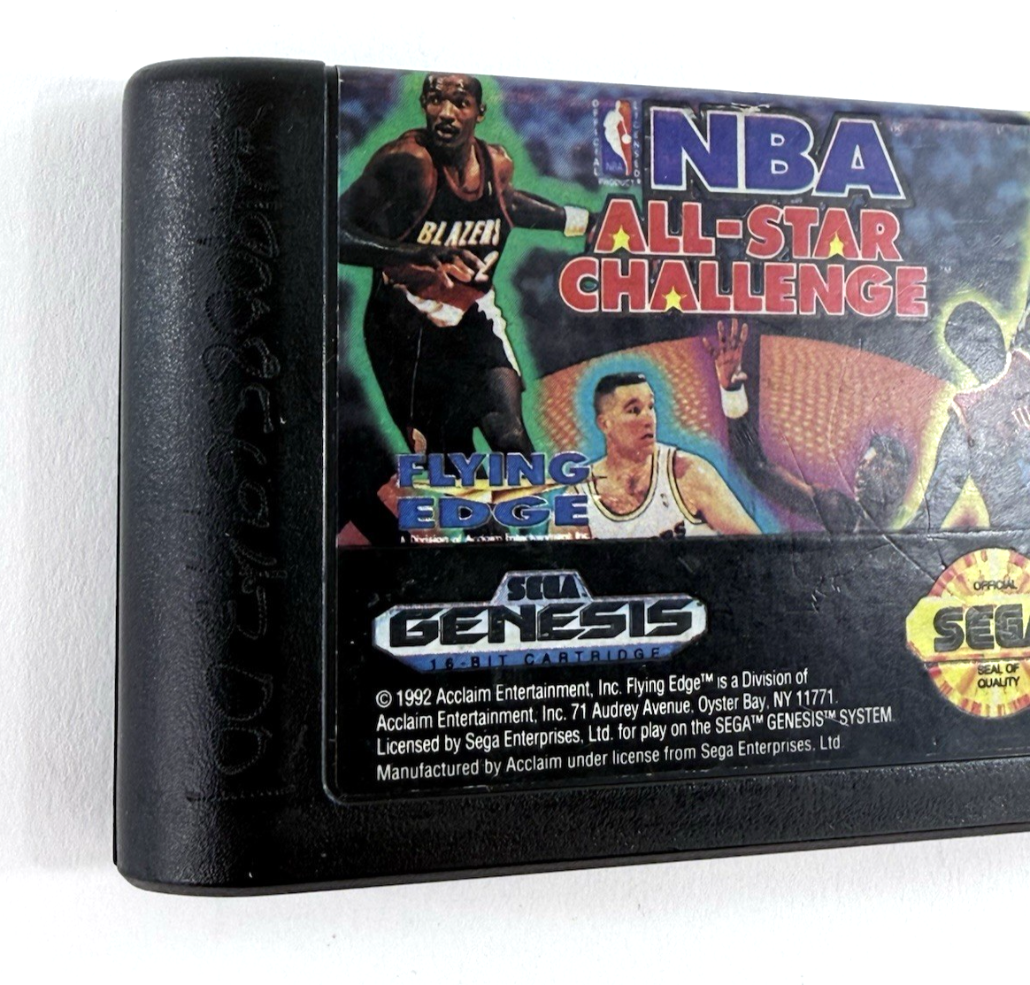 NBA All-Star Challenge (Sega Genesis, 1992) Game Cartridge - Tested