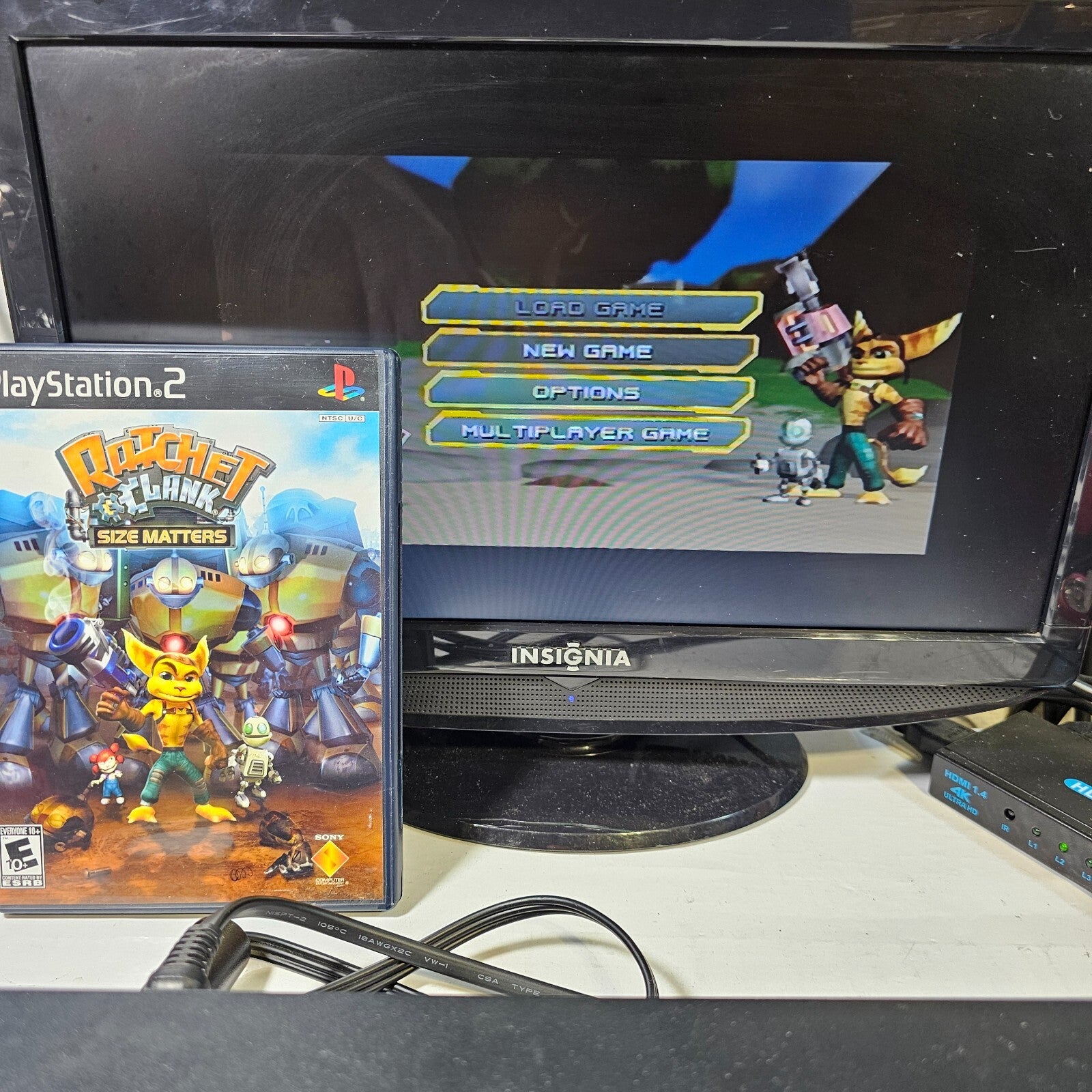 Ratchet & Clank: Size Matters (Sony PlayStation 2, 2008) Game Case Manual Insert