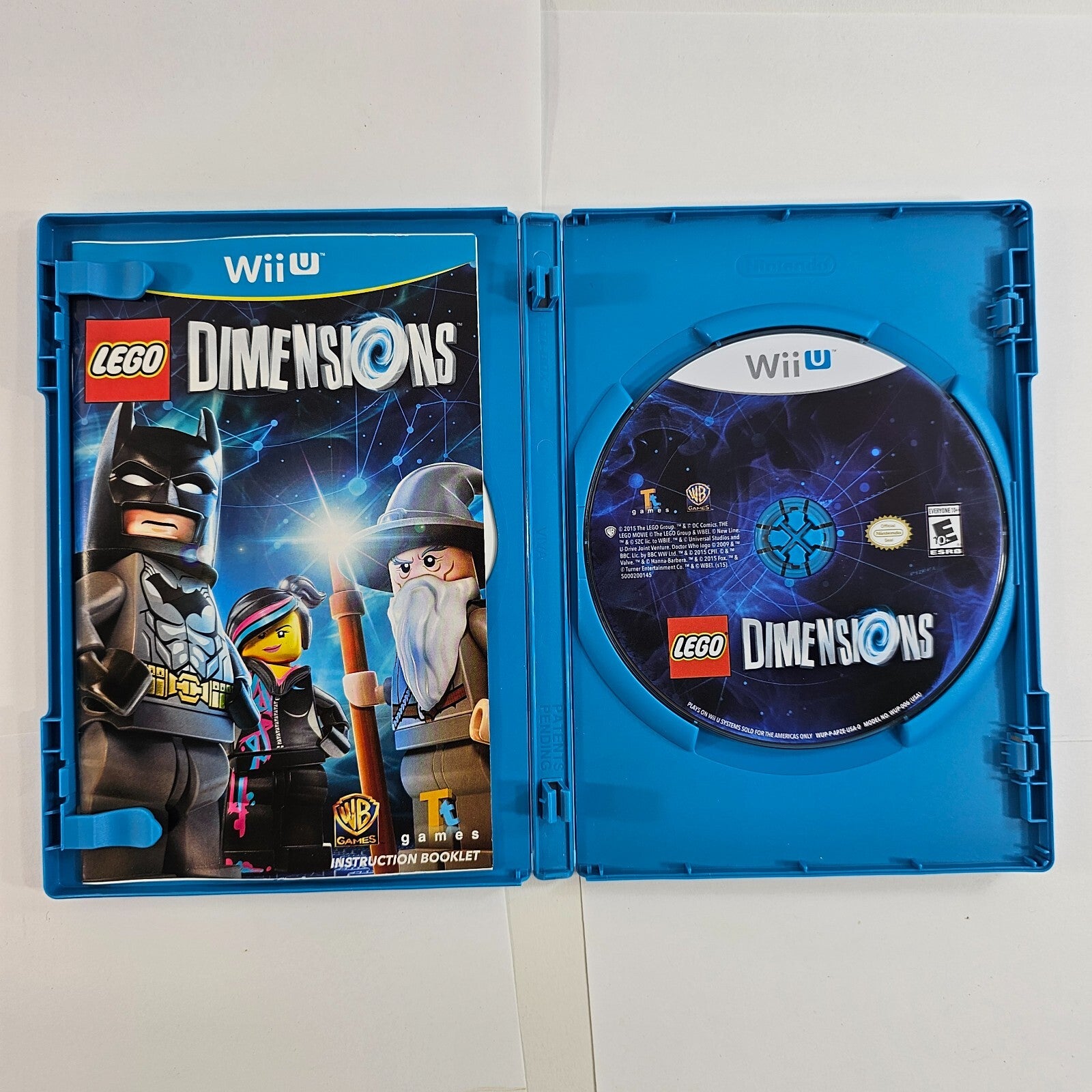 Lego Dimensions (Nintendo Wii U, 2015) Game Case Manual -  Tested