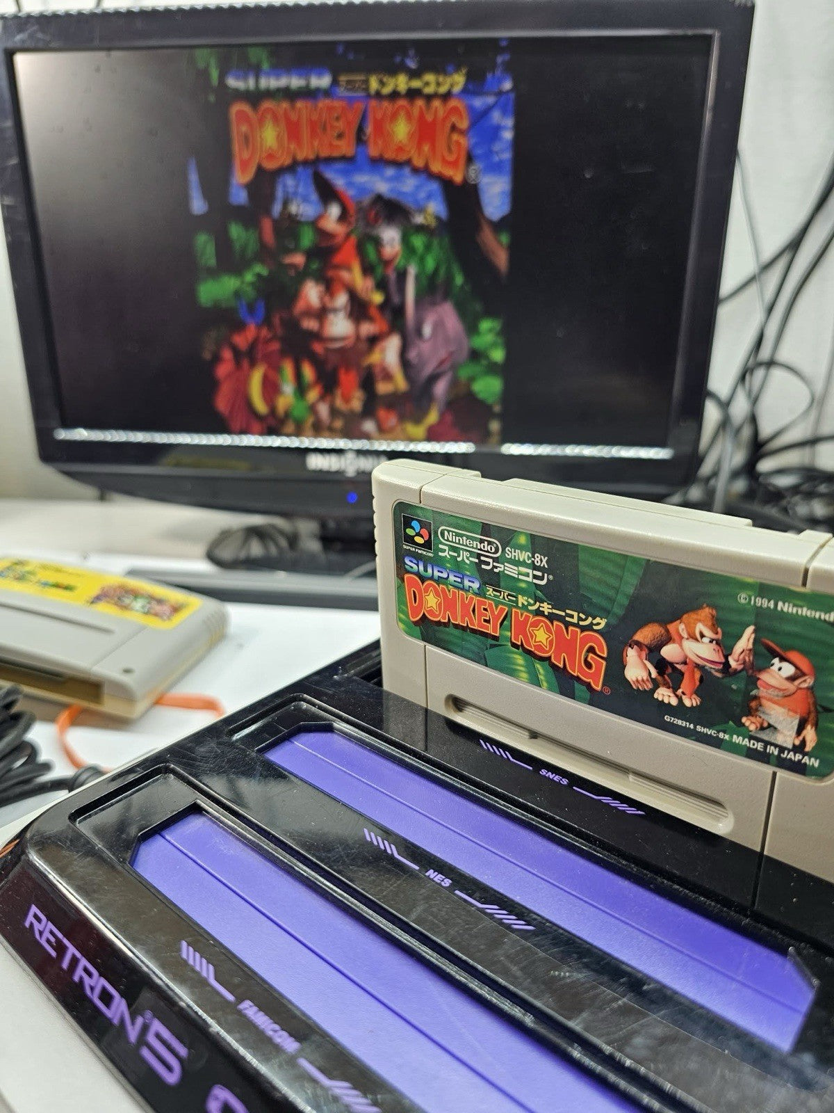 Super Donkey Kong (Super Famicom, 1994) Game Cartridge - Tested