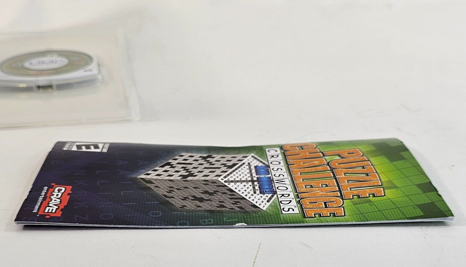 Puzzle Challenge: Crosswords and More (Sony PSP, 2006) Game Case Manual - Tested